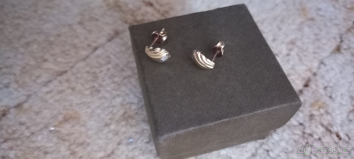 Zlaté naušnice 14karát - 3