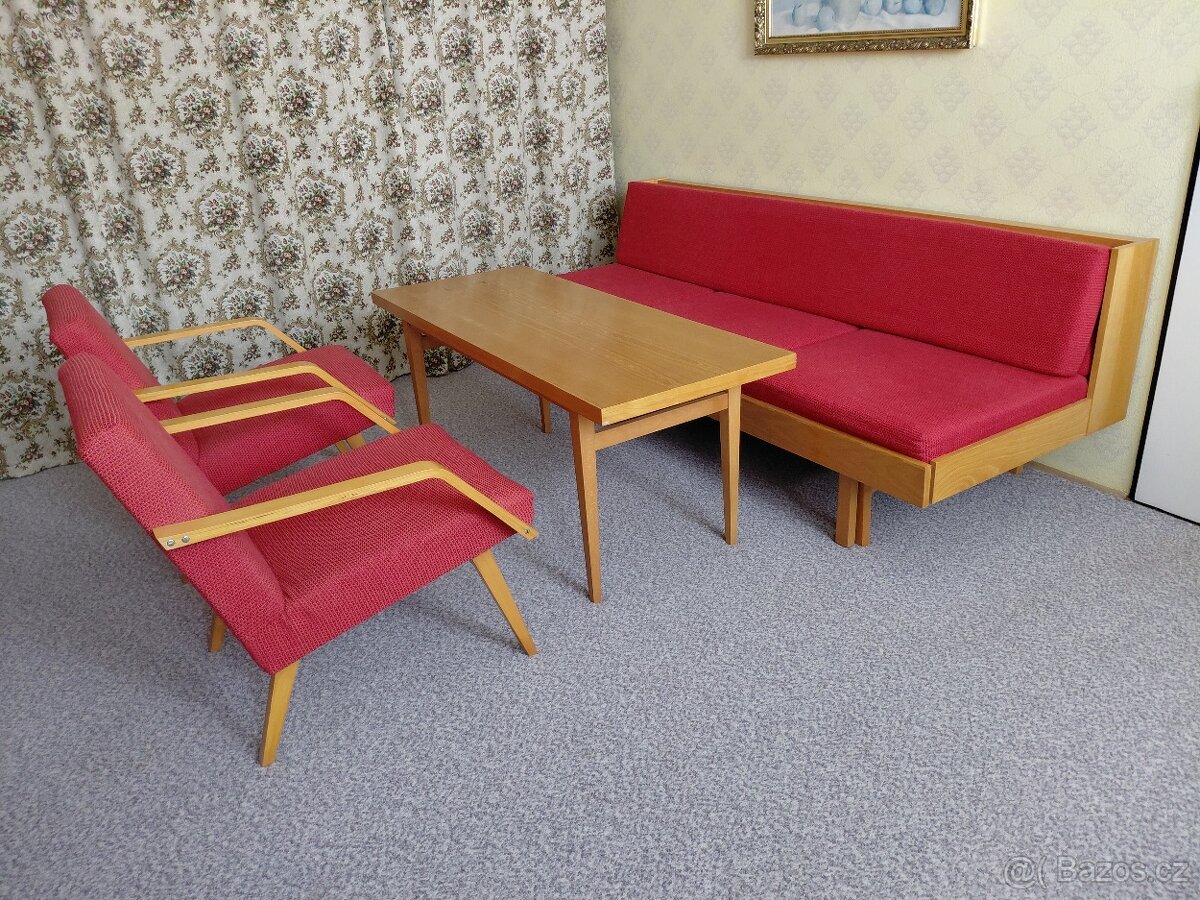 Obývací stěna se sedací soupravou - 3