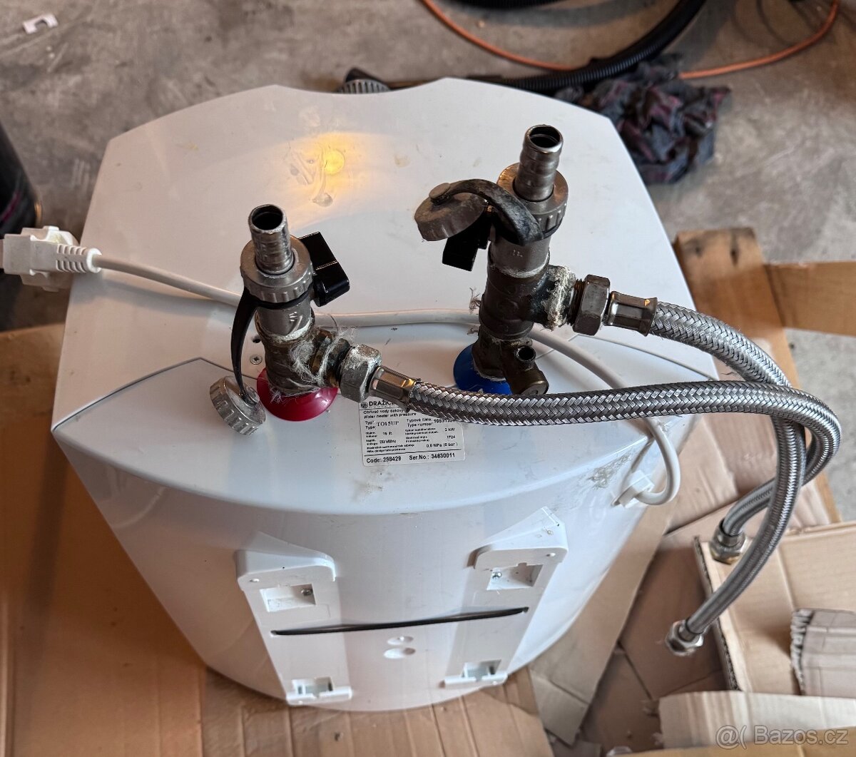Ohřívač vody Dražice 2kw, 15l - 3