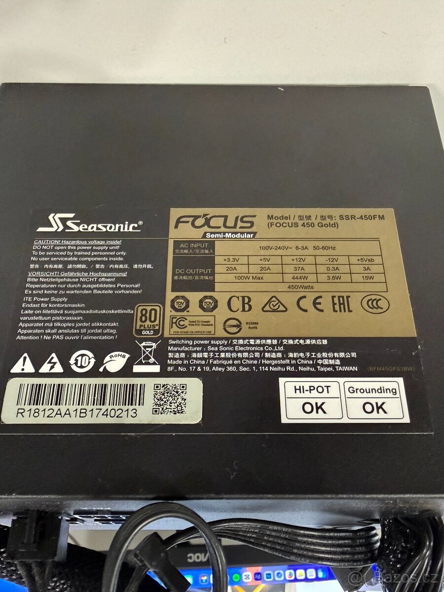 Zdroj Seasonic Focus 450 Gold - 3