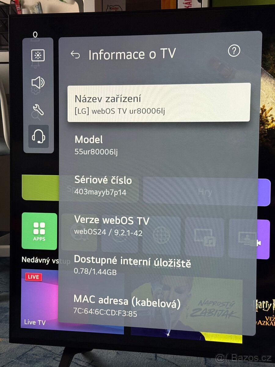 Smart Led TV 55" LG 55UR80003 - 3