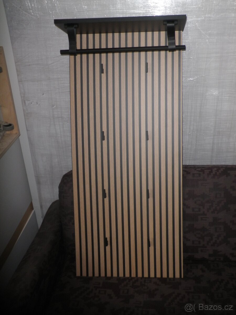 Předsíň stěna - nástěnný věšák se zrcadlem - 3