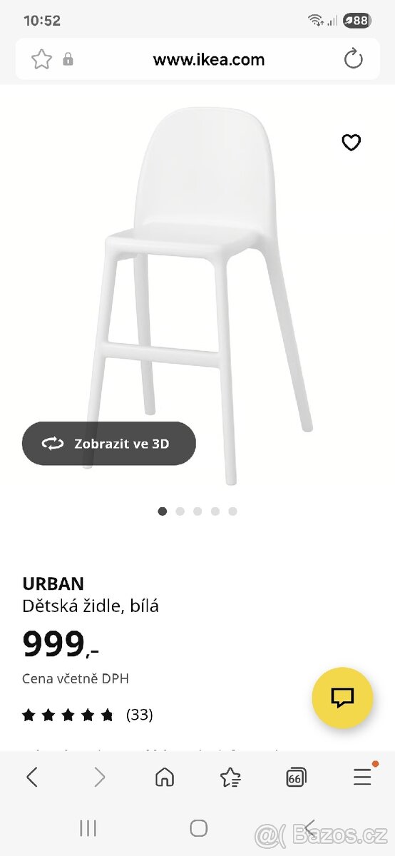 Detska zidle Ikea Urban - 3