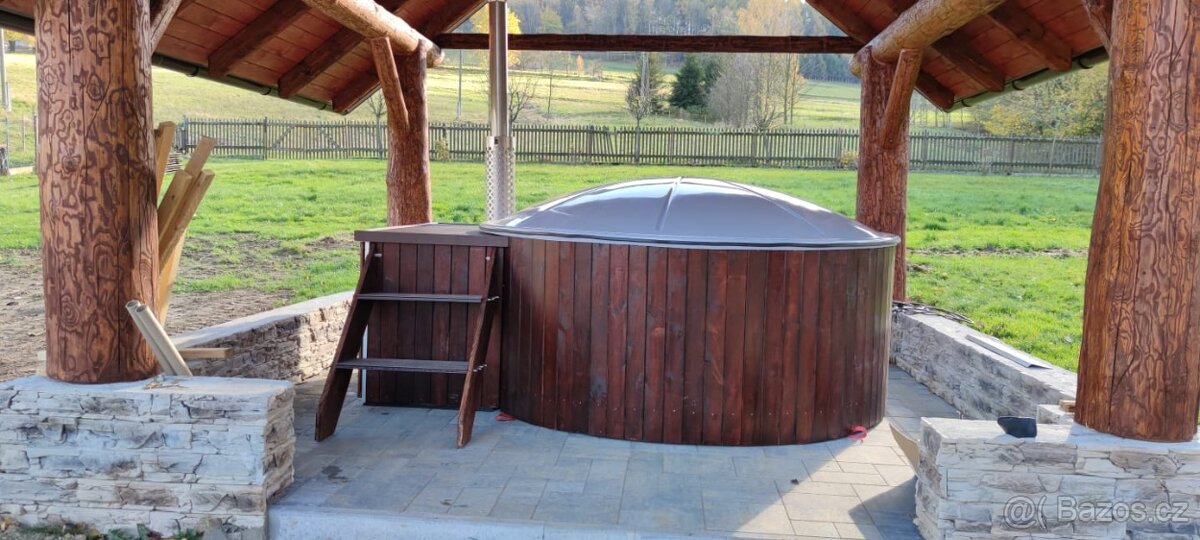 malý bazén, vířivka , koupací sud - 3