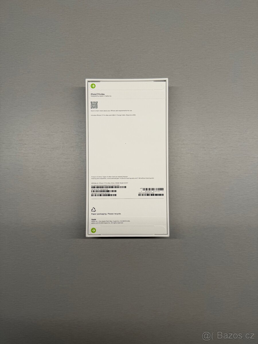NOVÝ APPLE IPHONE 17 PRO MAX 256GB STŘÍBRNÝ - 3