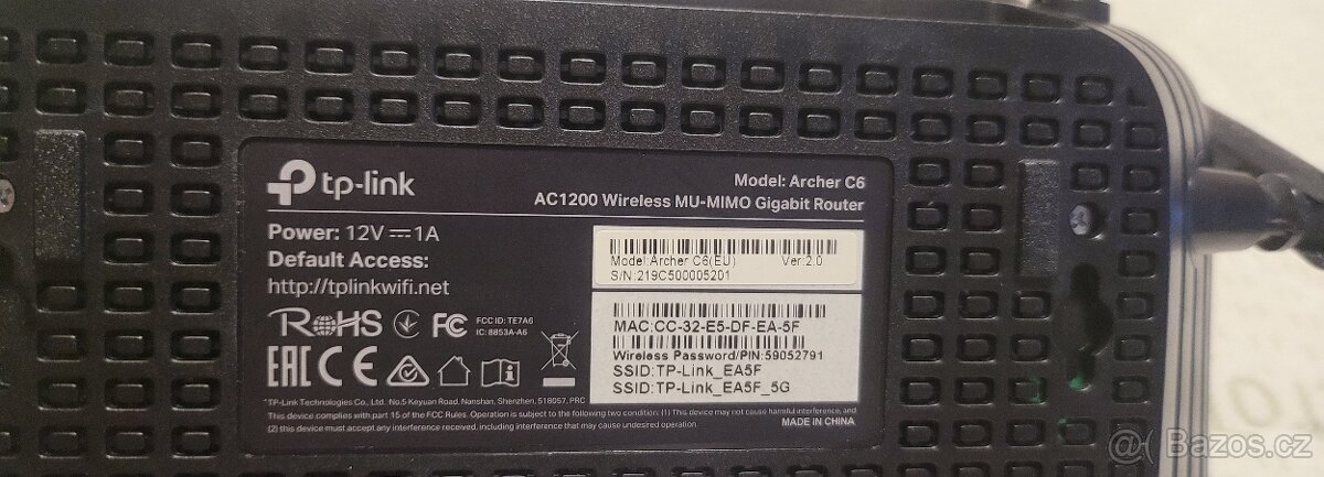 WiFi router TP Link Archer C6 - 3
