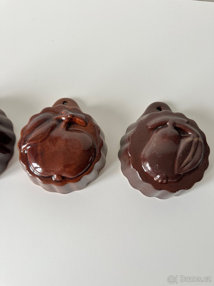 Staré formičky na pečení - sada 4ks - 3