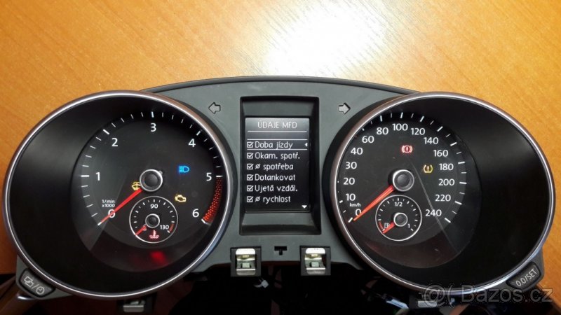 Budíky Golf 6 5K0920873D plně grafický maxidot VDO/MM5/MM7 - 3