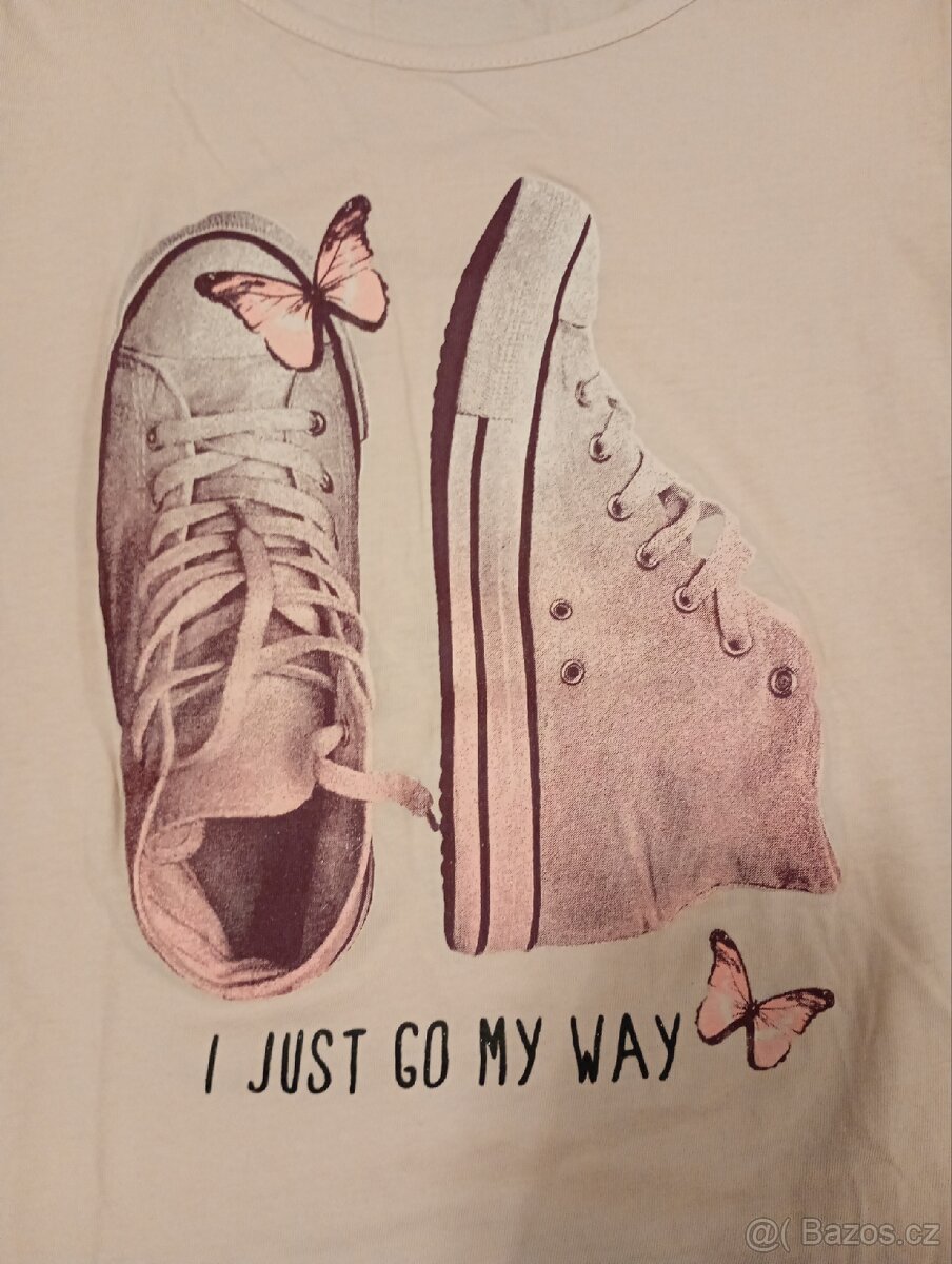 Dívčí tričko růžové - 3