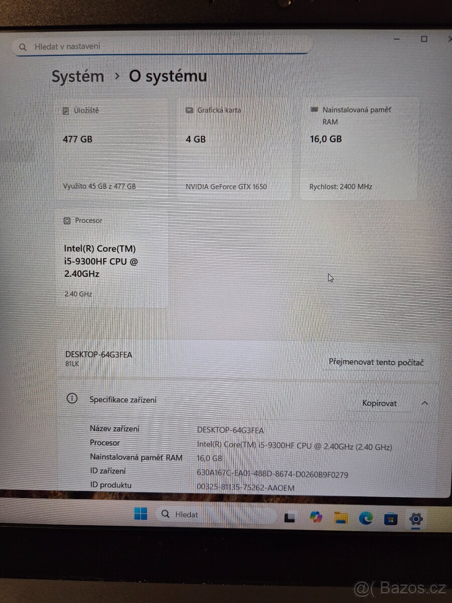 Herní notebook Lenovo ideapad Gaming L340 - 3