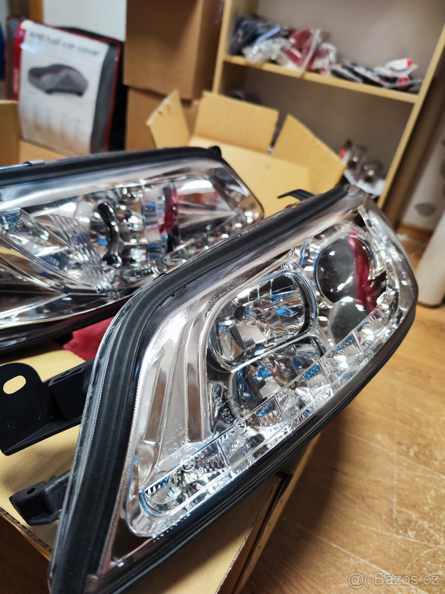 Přední světla OPEL VECTRA B 95-98- CHROM - 3