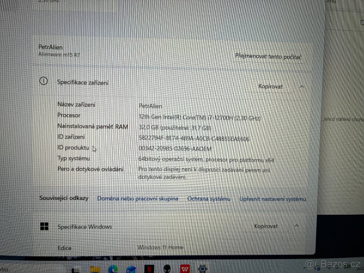 DELL ALIENWARE M15 R7 - 3