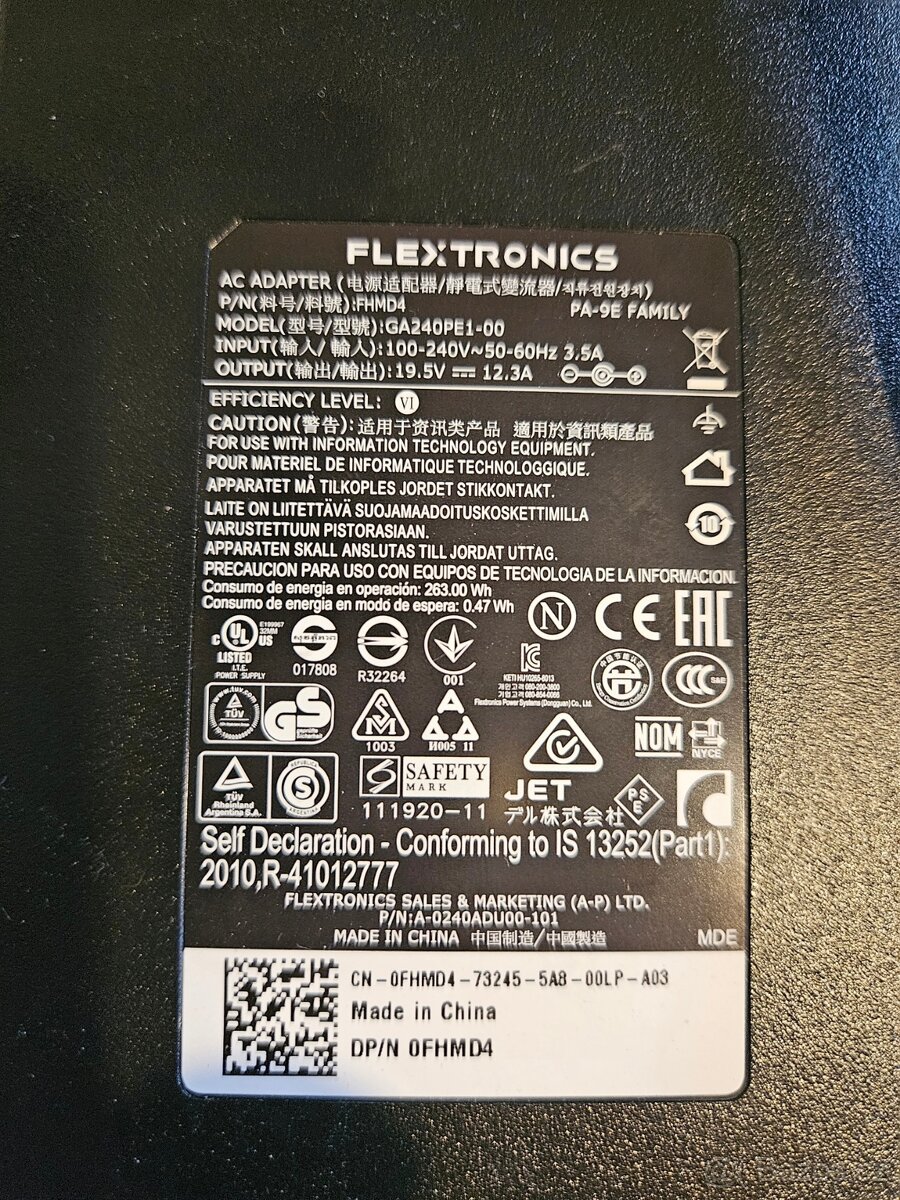 Dell dock, dokovací stanice PR02X + zdroj - 3