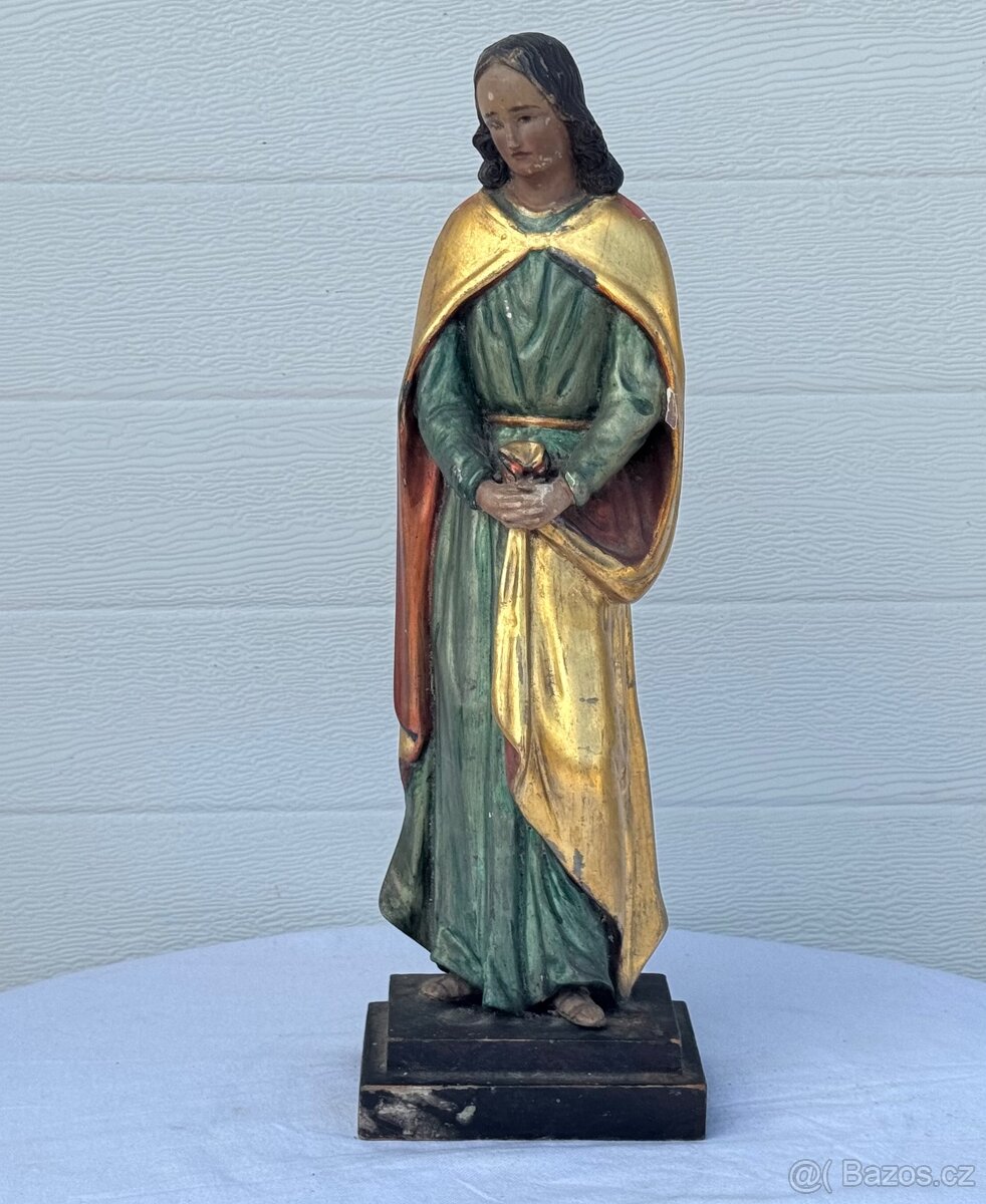 Starožitná socha sv.Jan Evangelista - 3