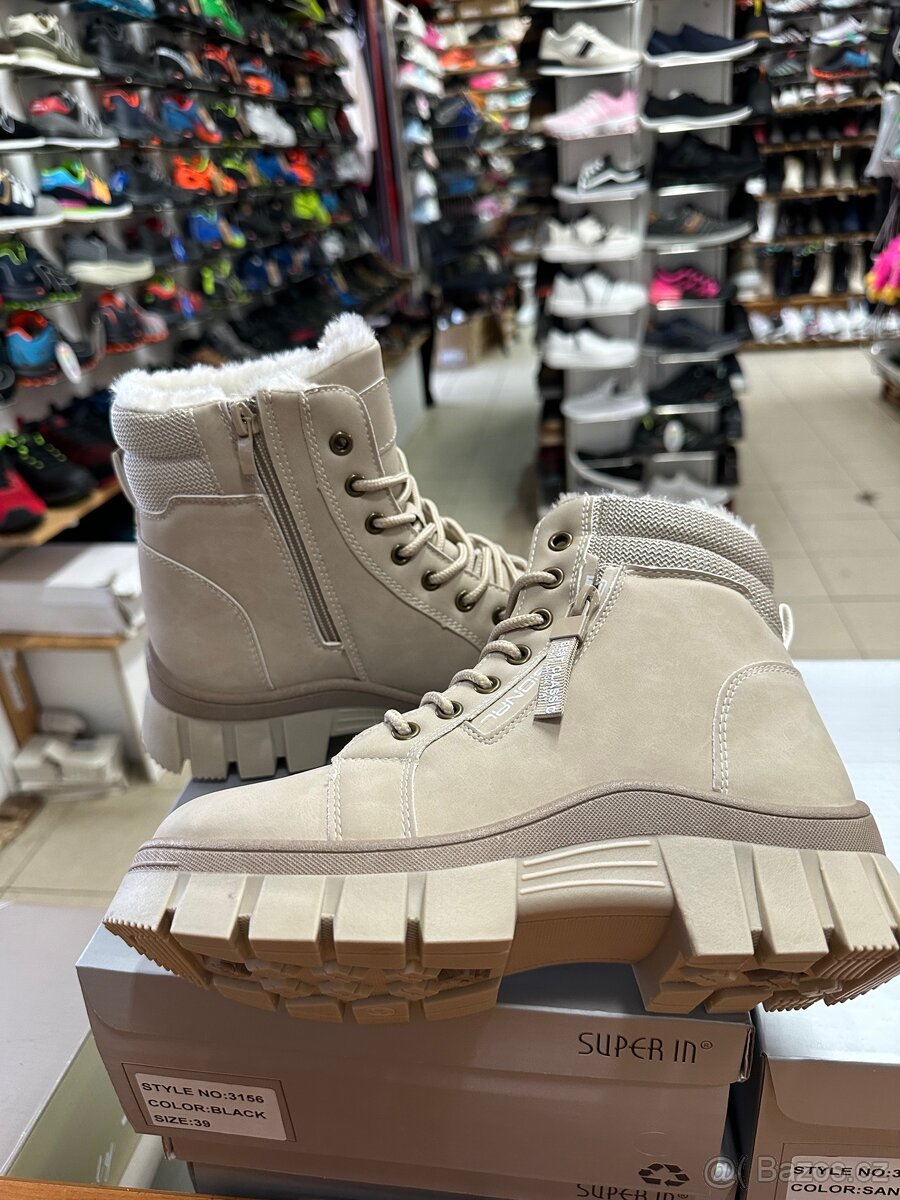 Dámské zimní kotníčkové boty - 3