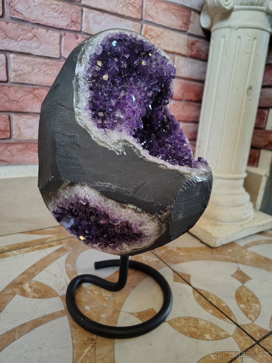 Ametyst na stojánku Uruquay - 3