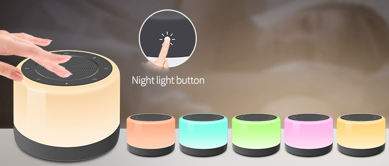 Lampička na noční stolek s USB - RGB barvy - 3