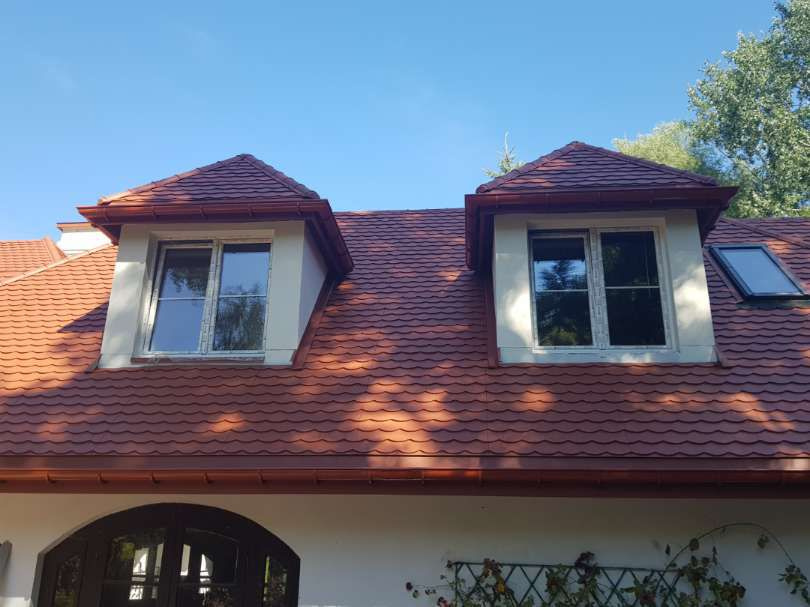 Střešní plechová krytina ve tvaru bobrovky - AKCE - 3