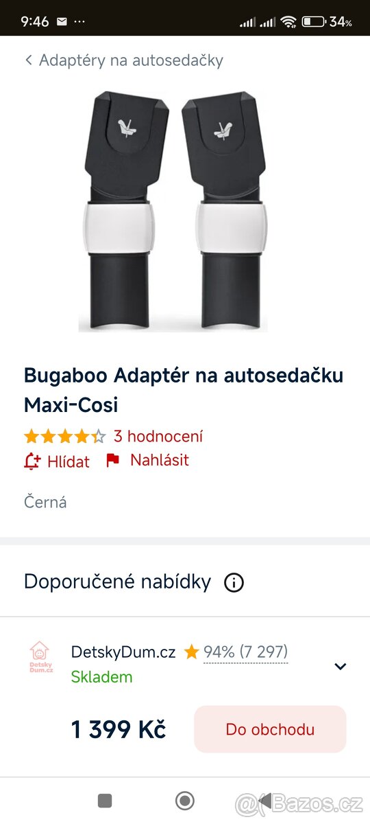 Bugaboo doplňky ke kocarku - 3