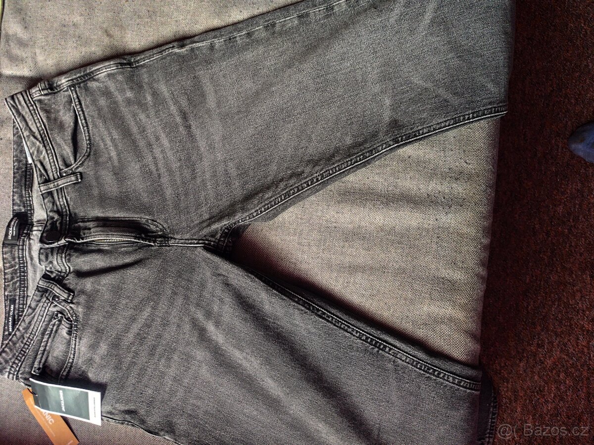 Šedé džíny pánské Jack Jones - 3