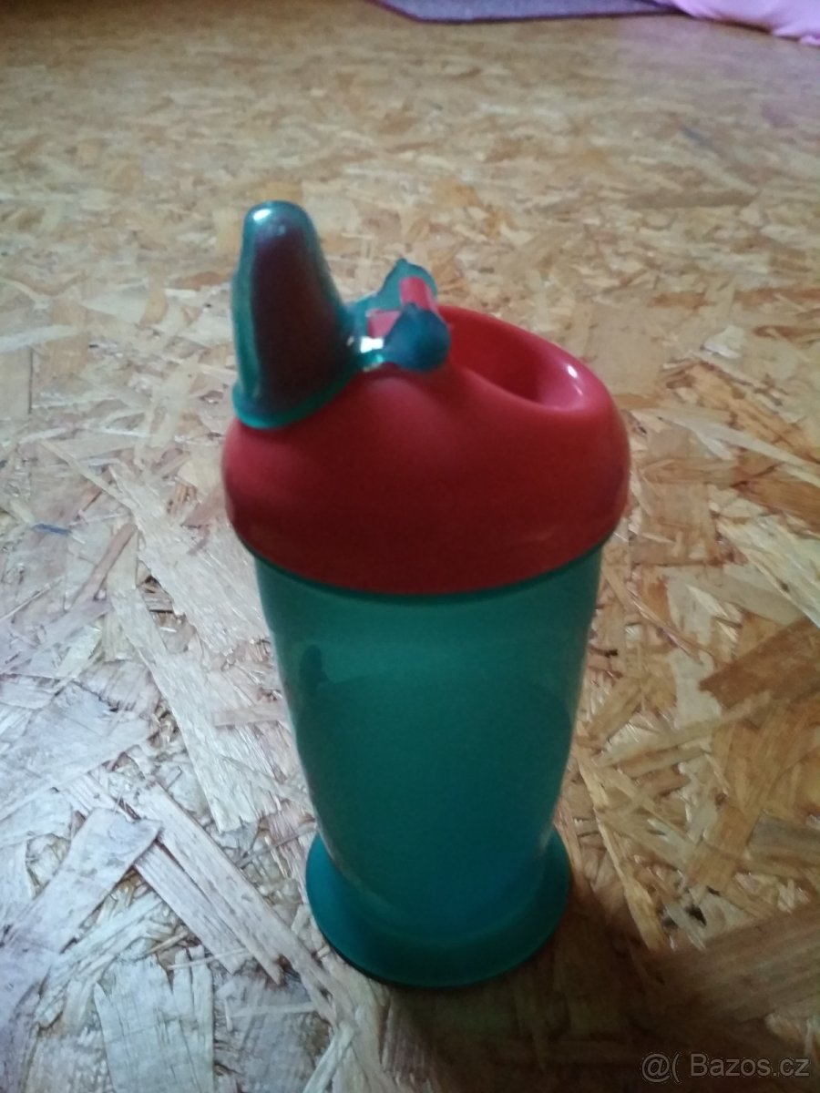 Lahvička s brčkem + učící hrneček - 3