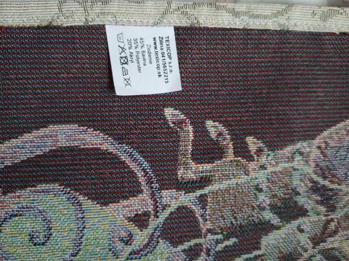 Gobelínový vánoční + myslivecký ubrus vánoční - 3