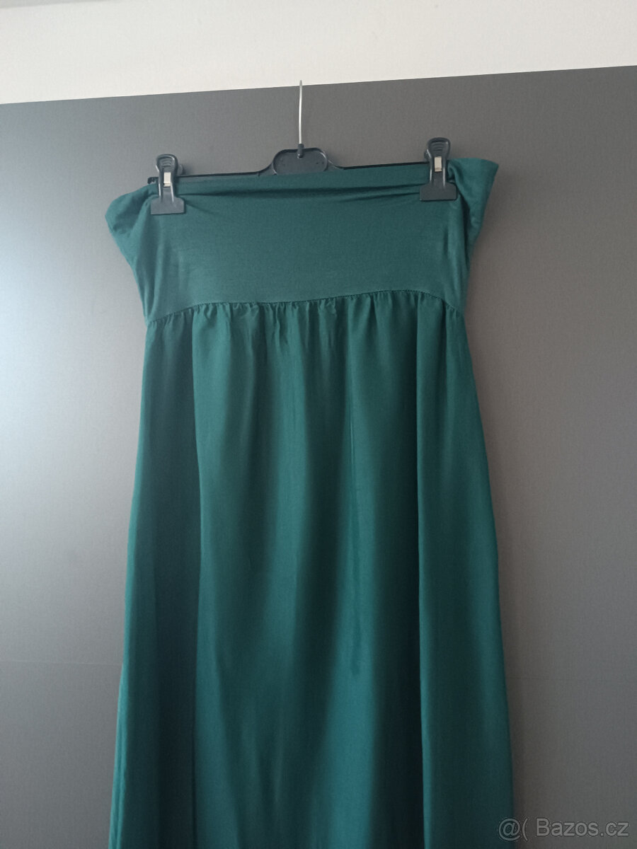 Hedvábná dlouhá sukně UNI - 3