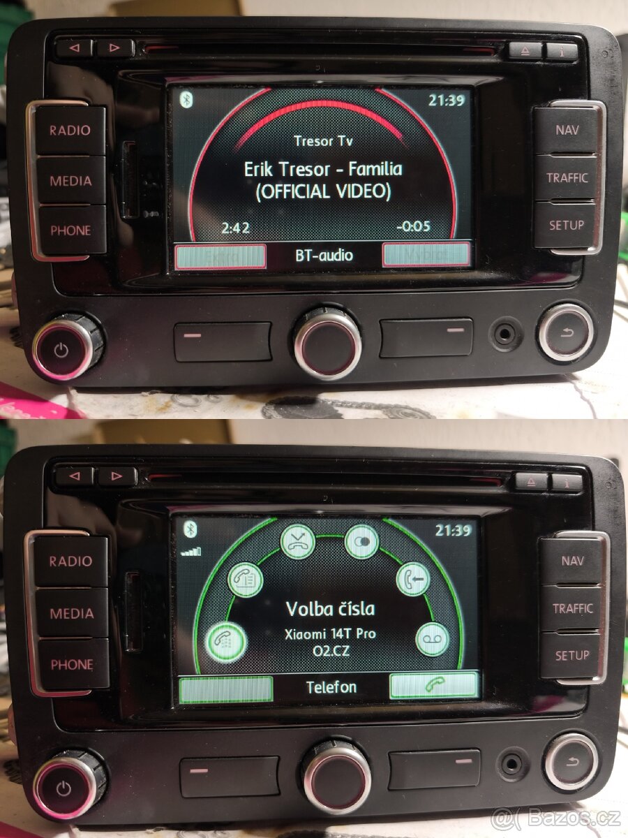 VW RNS315 BT DAB autorádio navigace 3C8035279G - 3