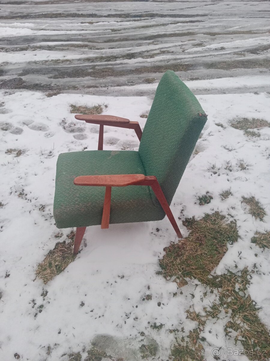 Retro křeslo Brusel styl - 3