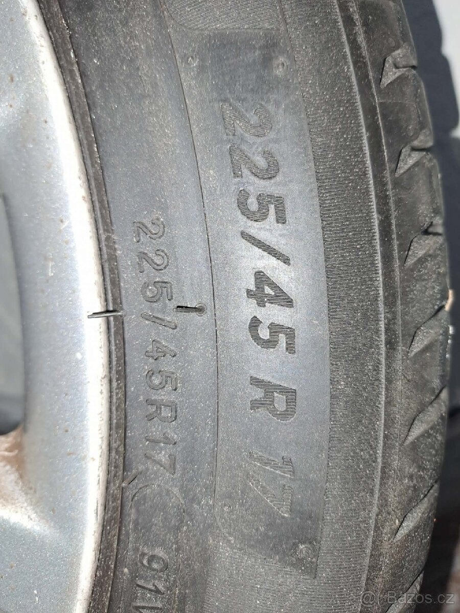 4x Letní elektrony 225/45 R 17. - 3
