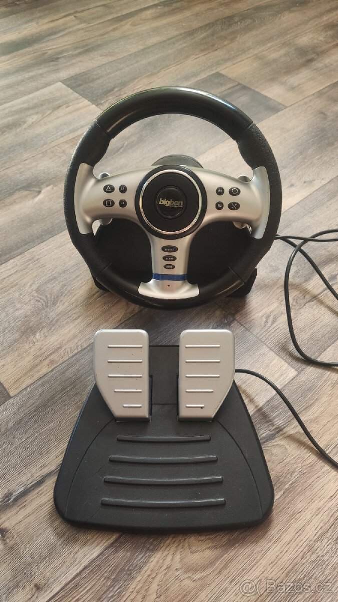 Volant a pedály PS2 - 3