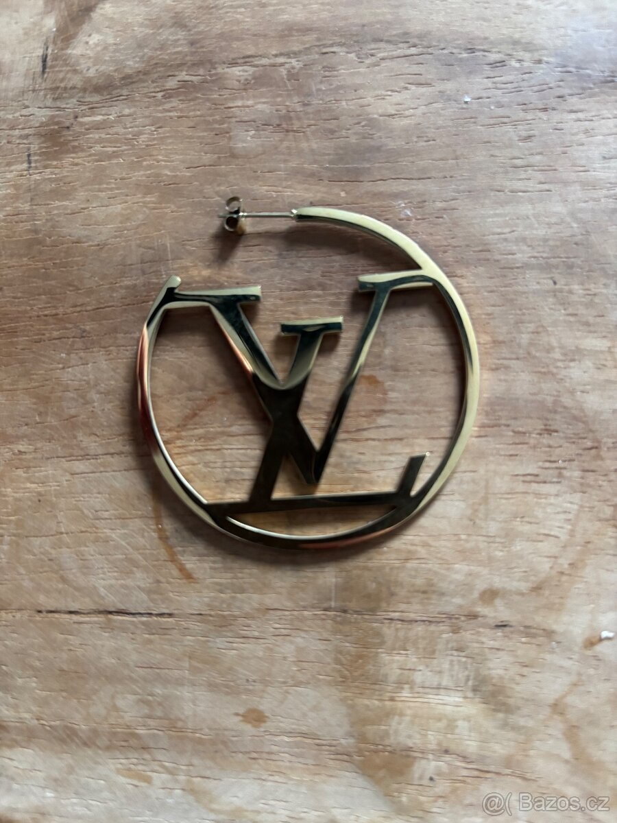 Zlaté náušnice Louis Vuitton - 3