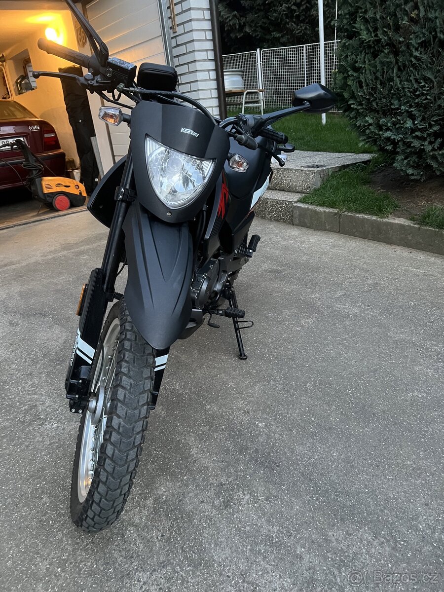 Keeway TX 125 enduro - vstřik