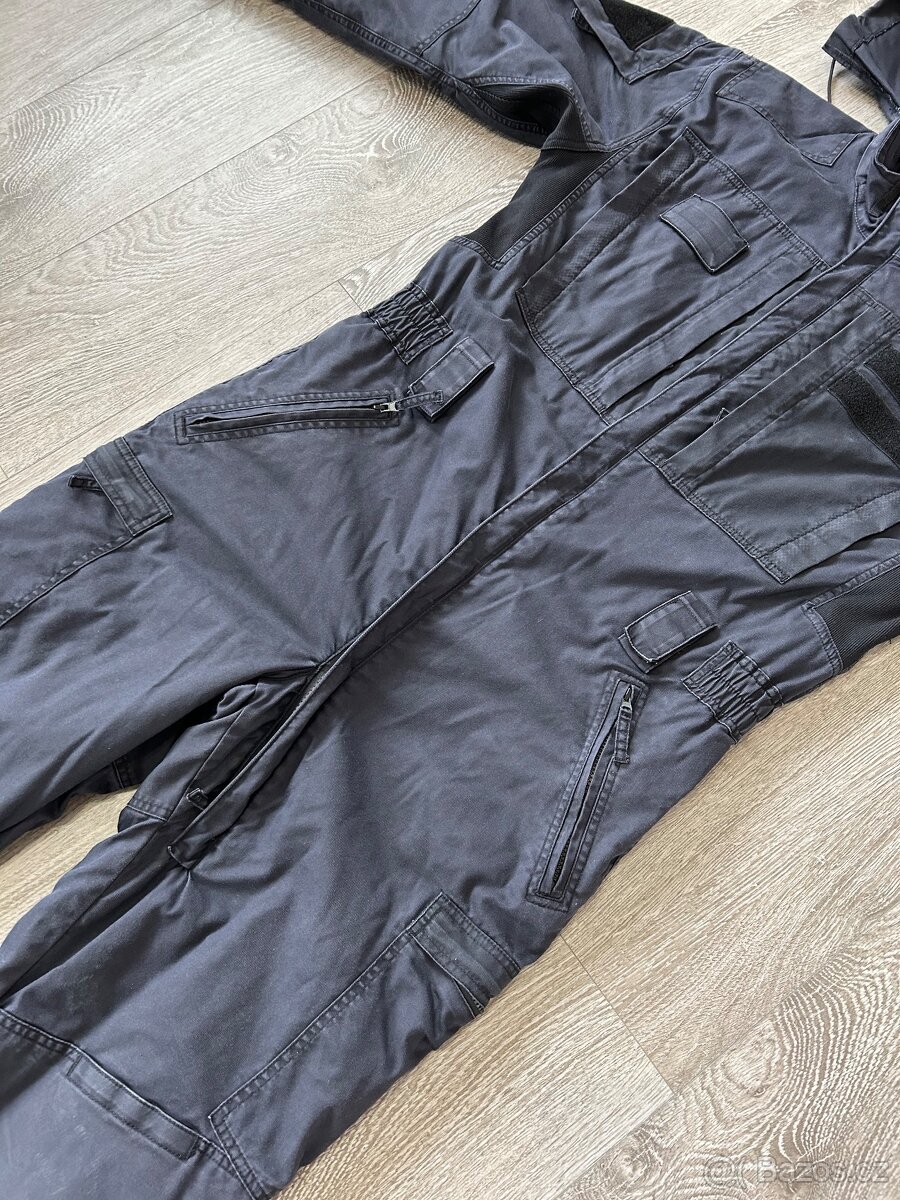 Kombinéza černá, zimní, pouze vypraná - 3