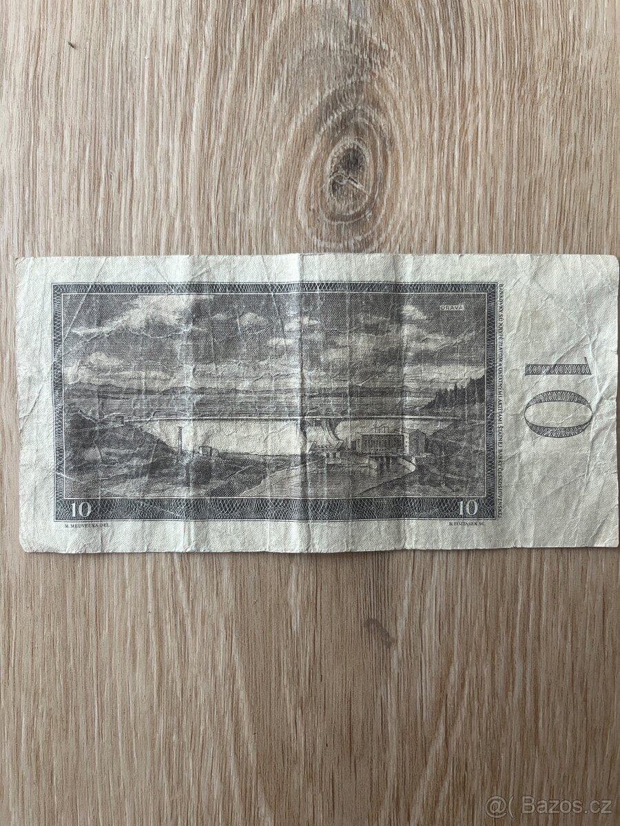 Československá bankovka desať korun (1960) - 3