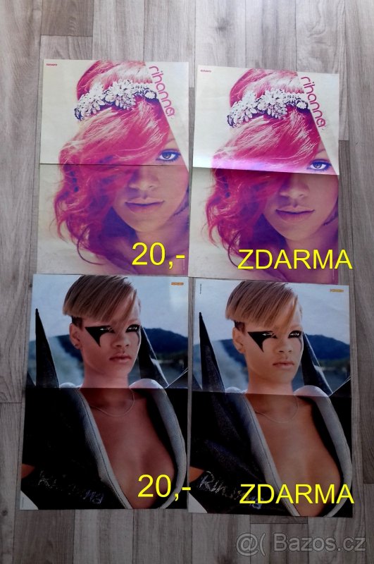 Prodám sbírku plakátů RIHANNA - 3