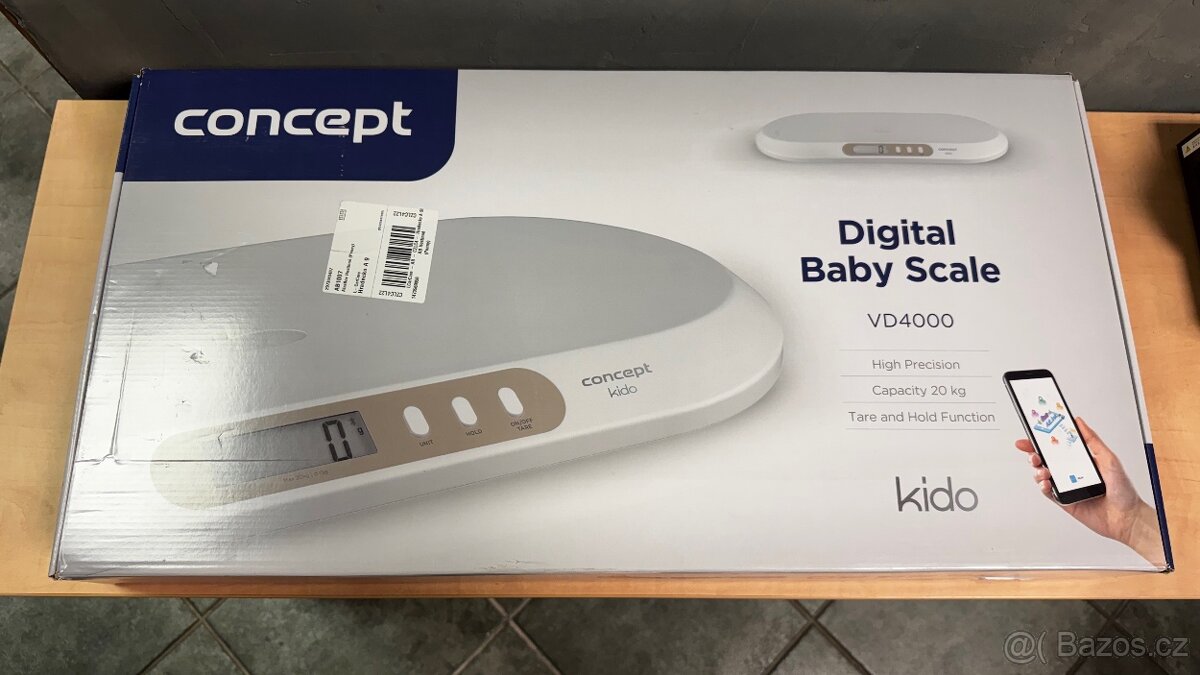 Dětská digitální váha Concept VD4000 pro kojence - 3