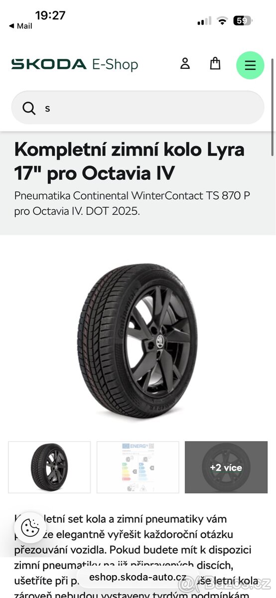 Zimni komplet skoda octavia R17 - 3