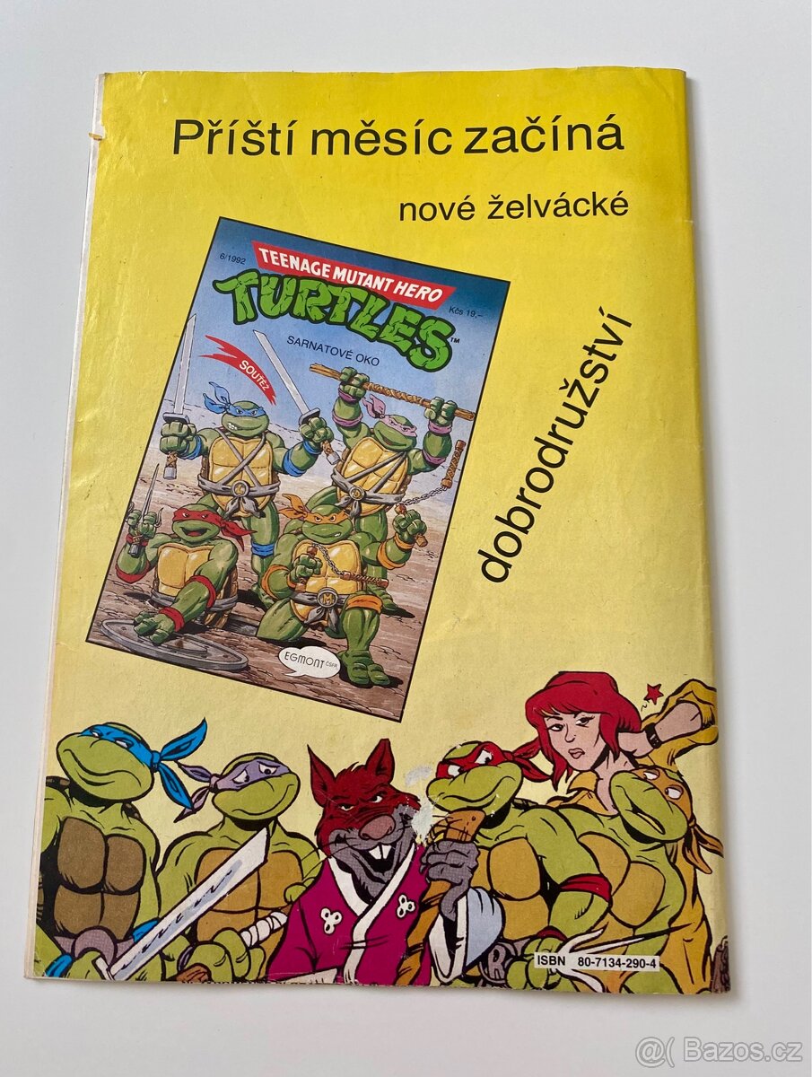 Starý komiks Želvy Ninja 5 - 1992 - 3