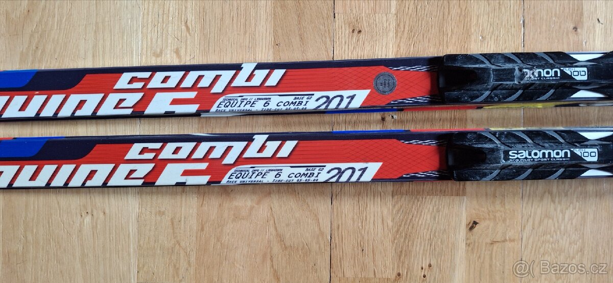 Běžky SALOMON Equipe 6 Combi 201cm s vázáním SNS Pilot Combi - 3