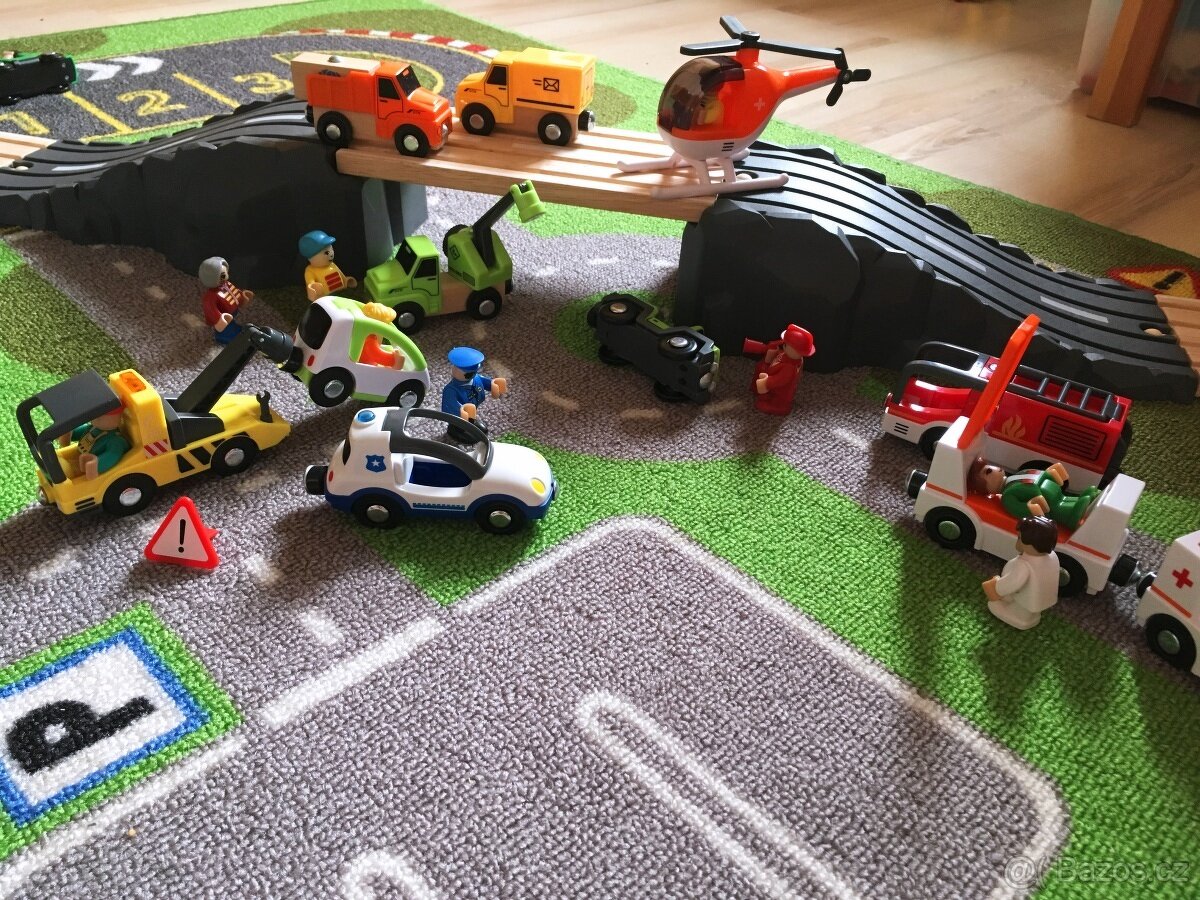 dřevěný vlak, dráha, Playtive, mašinka Tomáš - 3