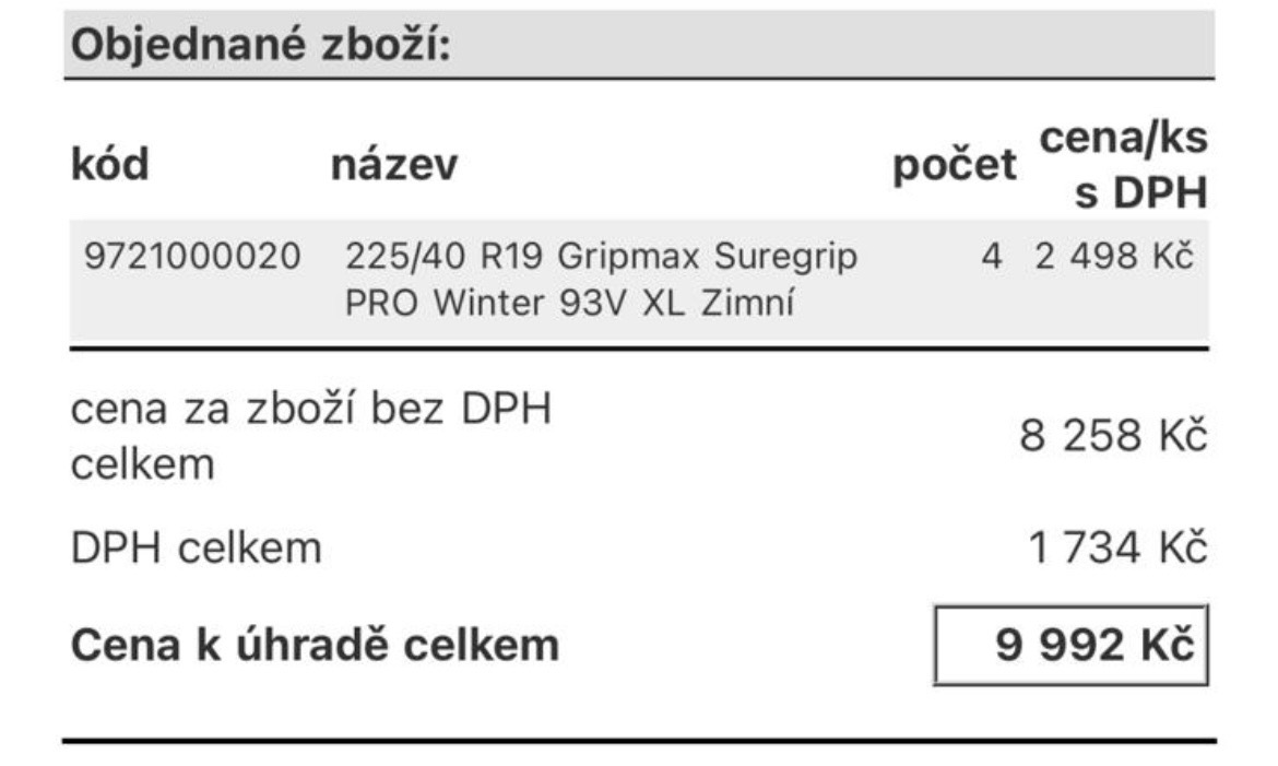 Zimní pneu 225/40 R19 Gripmax - 3