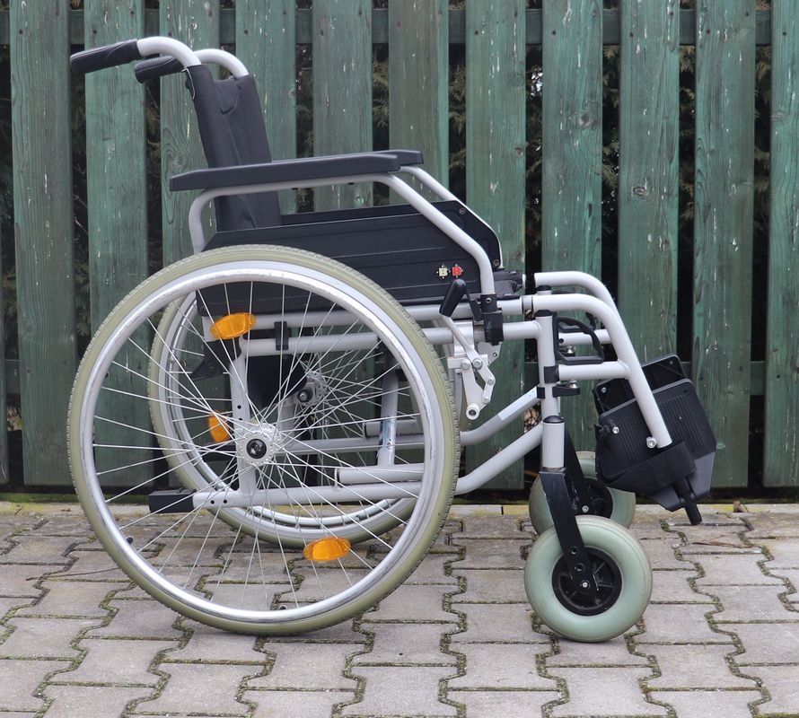 001-Mechanický invalidní vozík B+B. - 3