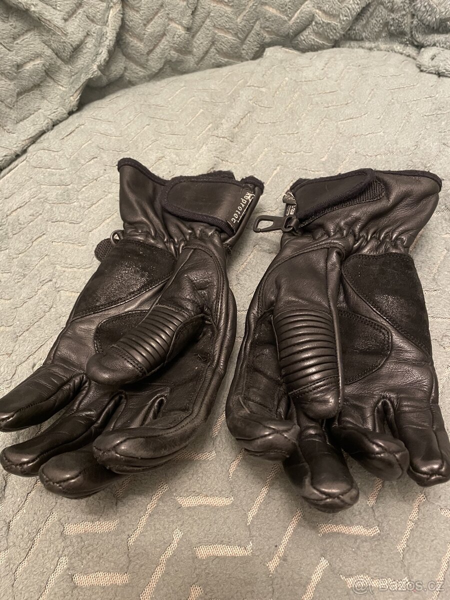 Kožené rukavice na motorku - 3