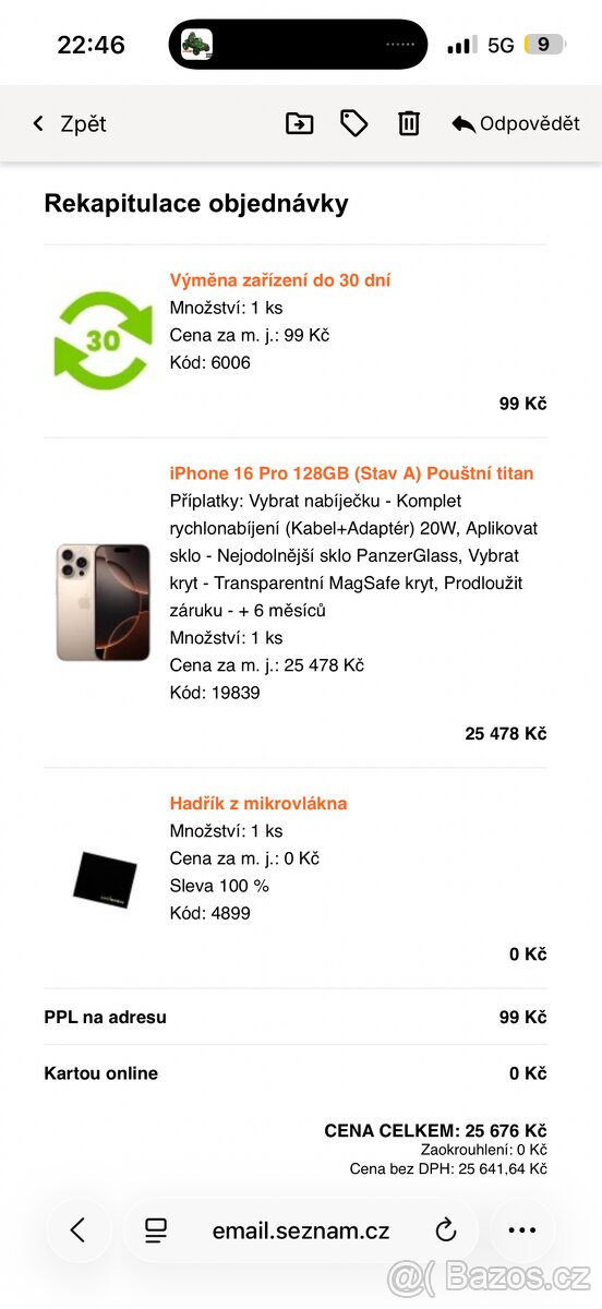 iPhone 16 Pro 128Gb - Stav A | + vybavení - 3