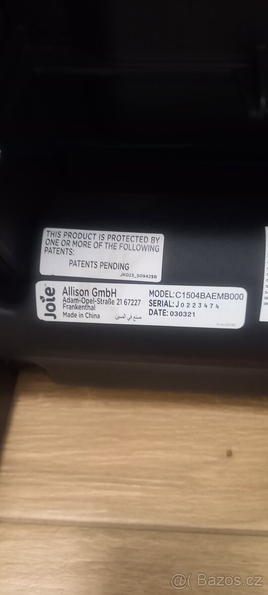 Dětská autosedačka Joie Bold 9-36kg - 3