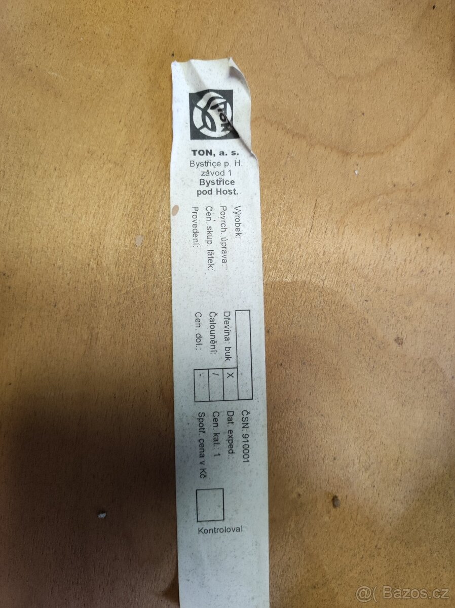 Dřevěné židle 4x - 3