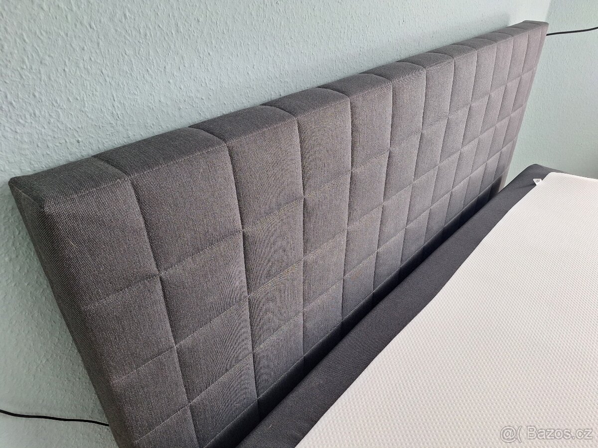 BOXSPRING čalouněná postel 180x200 cm - 3