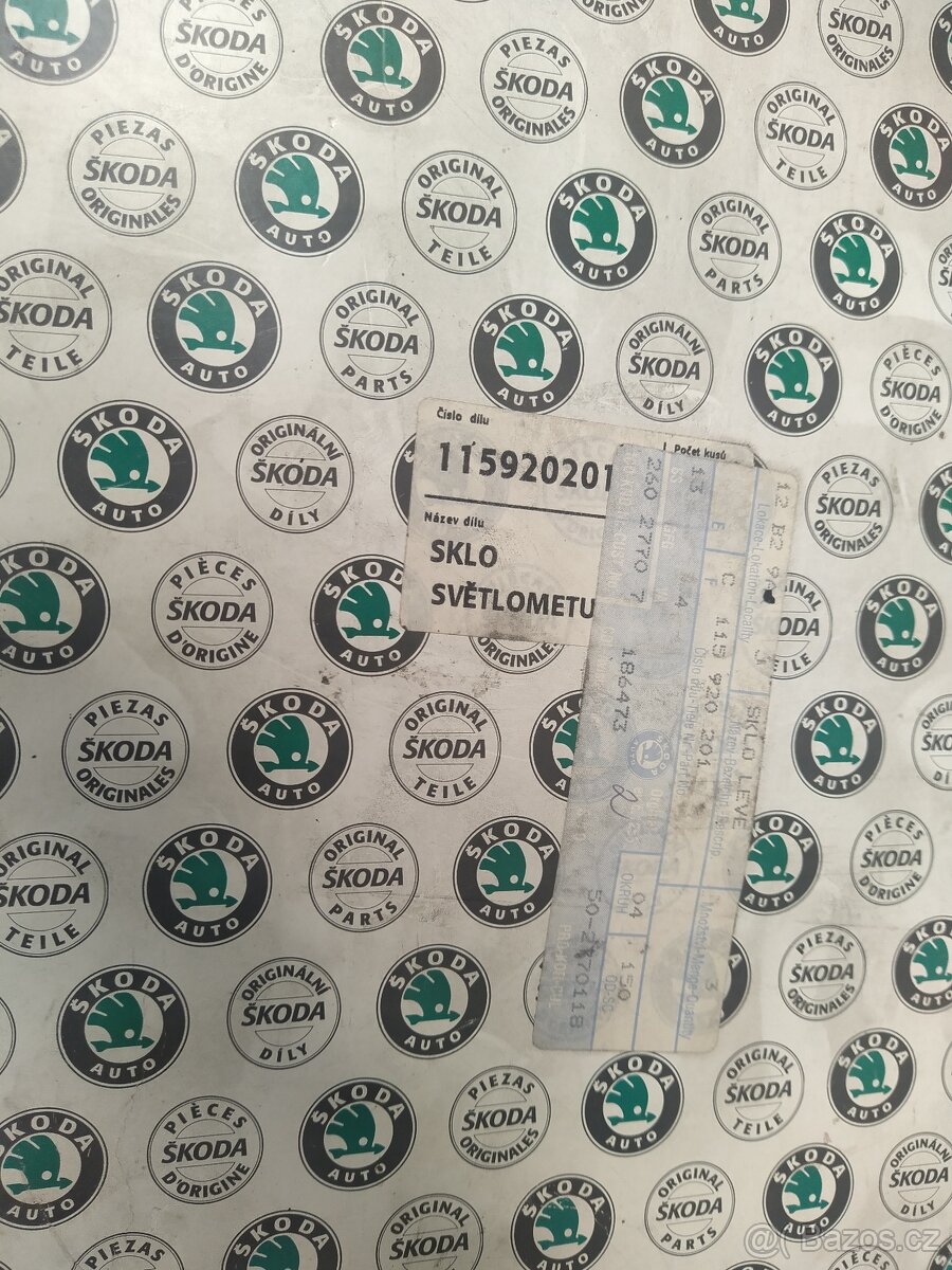 Sklo světlometu Š Favorit. - 3