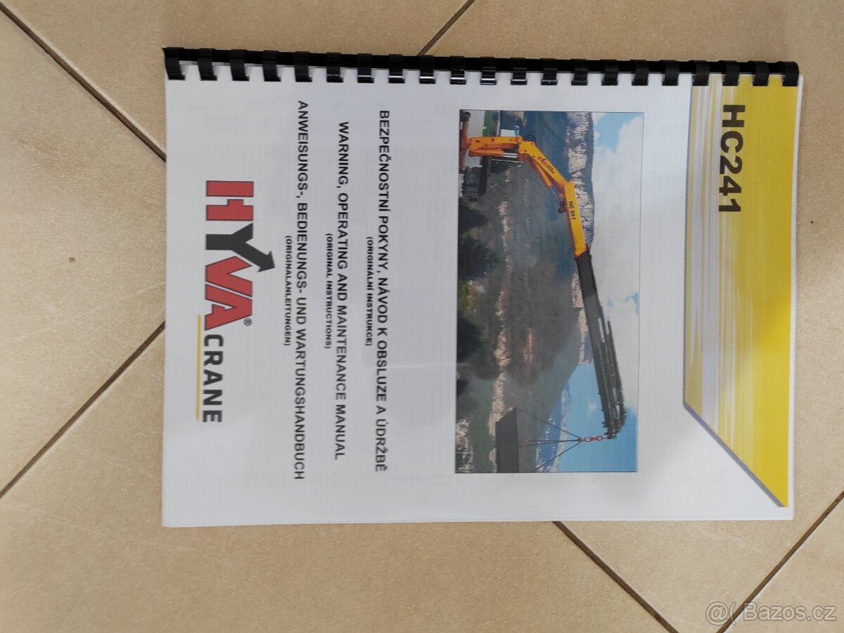 Prodám návody na jeřáby - 3